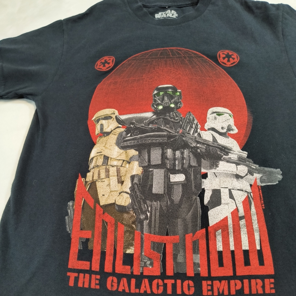 Star Wars Black Tee with Red Graphic